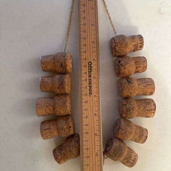 DOM PERIGNON Necklace - 12 Dom Perignon Corks For Each Month Celebrated - Picture 6 of 7